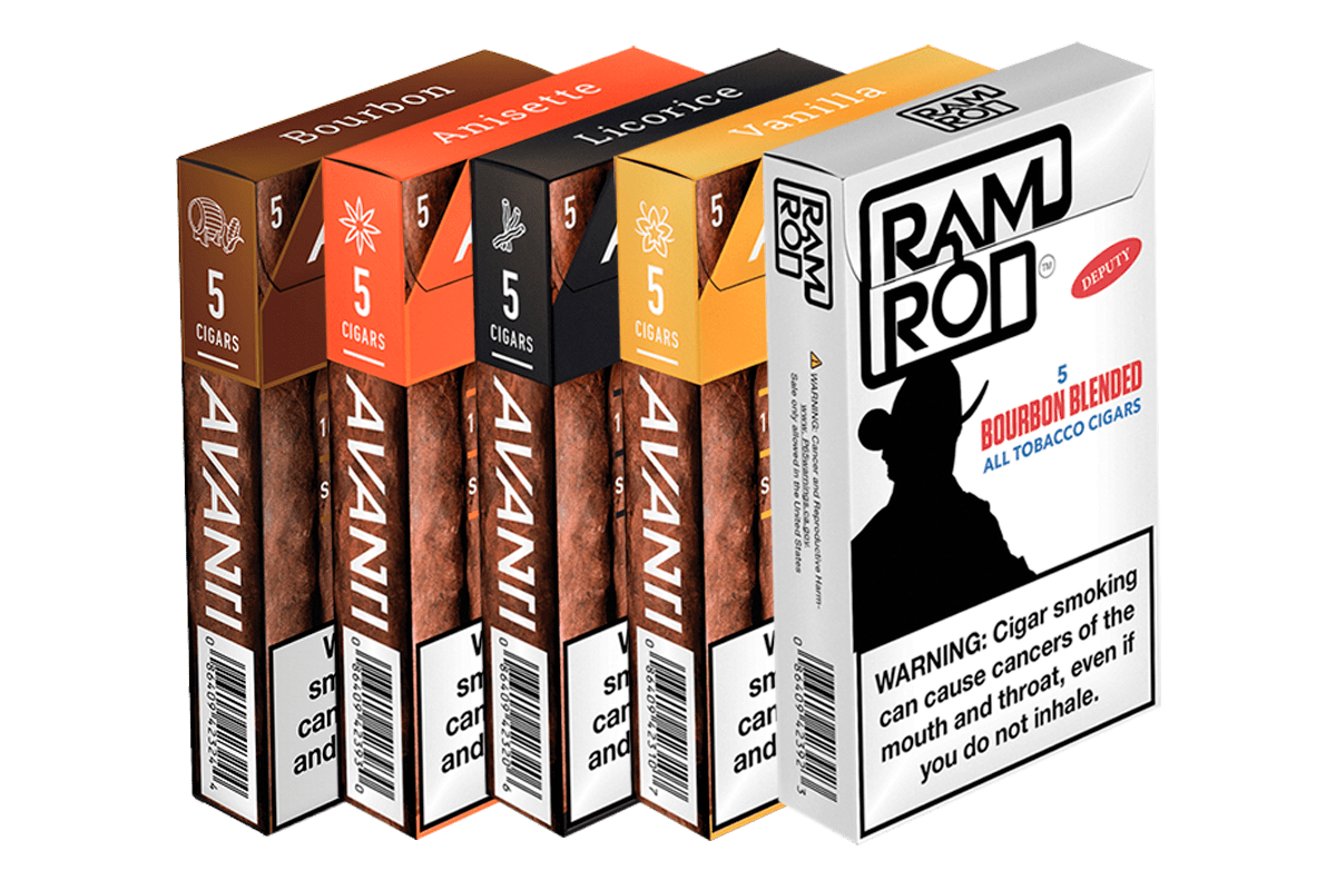 Avanti Flavors Collection 5 Flavors x 5 Pack Avanti Cigar