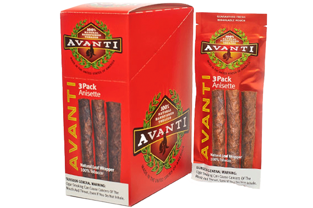 Foil Pack Avanti Anisette 3 Pack - Avanti Cigar