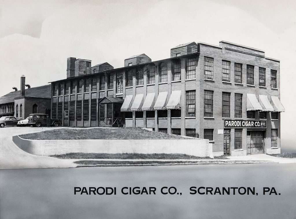 Parodi Cigar Company building in Scranton PA